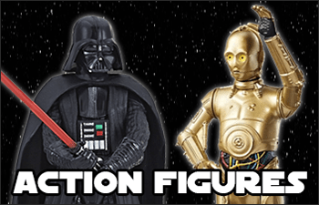 Star Wars collectible action figures display