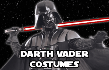 Darth Vader costume with helmet and chest panel