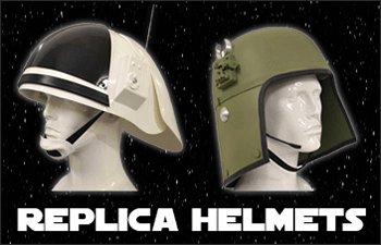 Star Wars replica helmets for display or cosplay