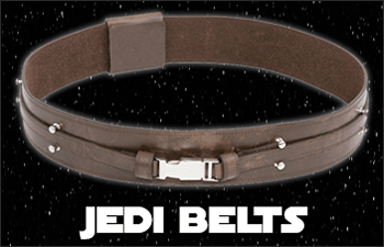 Leather Star Wars Jedi belts for lightsabers
