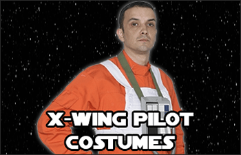 Rebel X-Wing pilot orange flight suit