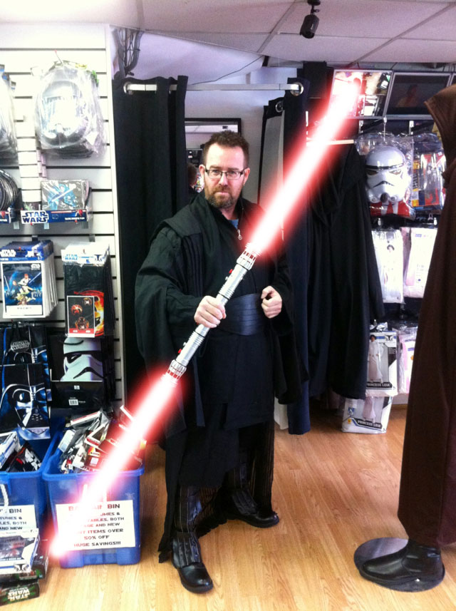Anthony Hall as Darth Maul Replica Costume