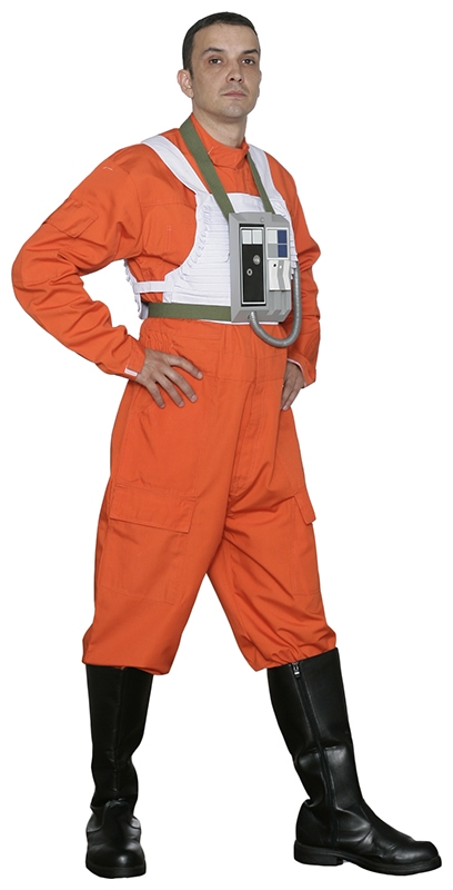 Star Wars X-Wing Pilot Costume Flightsuit and Vest - Fantastic Replica